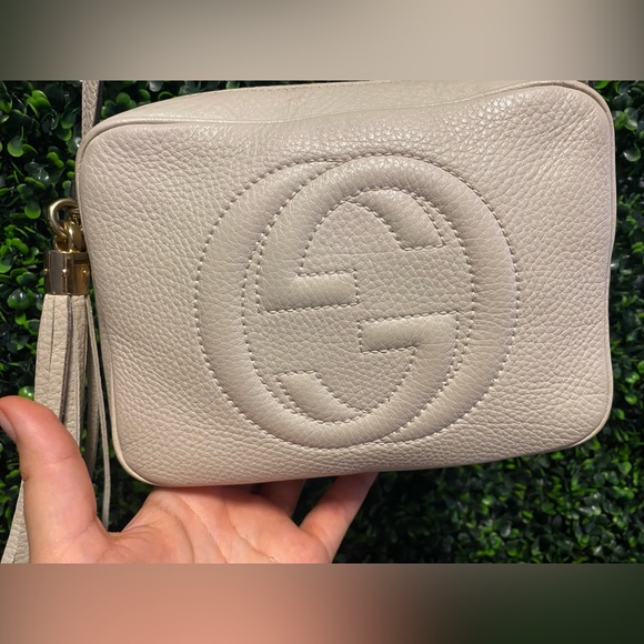 Gucci small soho disco crossbody bag cream - Picture 9 of 10